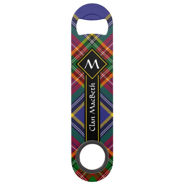Clan MacBeth Tartan Bar Key (Vorderseite)
