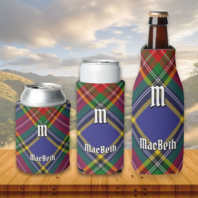 Clan MacBeth Tartan Can Cooler Dosenkühler (Von Creator hochgeladen)