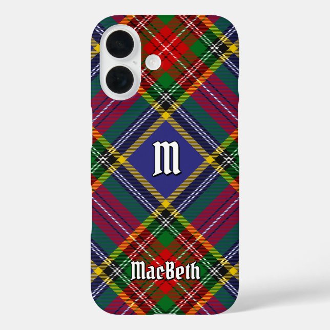 Clan MacBeth Tartan Case-Mate iPhone Case (Rückseite)