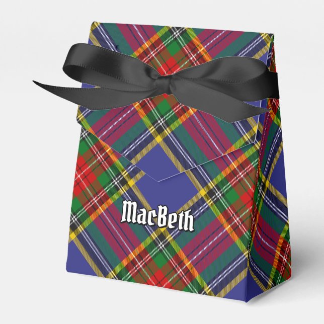 Clan MacBeth Tartan Gevor Box Geschenkschachtel (Vorderseite)
