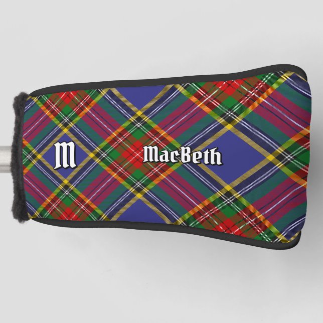 Clan MacBeth Tartan Golf Head Cover Golf Headcover (Vorderseite)