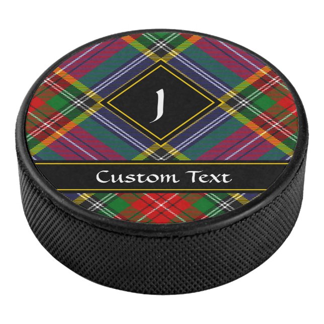 Clan MacBeth Tartan Hockey Puck (3/4)