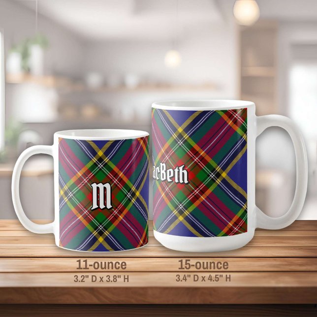 Clan MacBeth Tartan Kaffee Tasse (Von Creator hochgeladen)