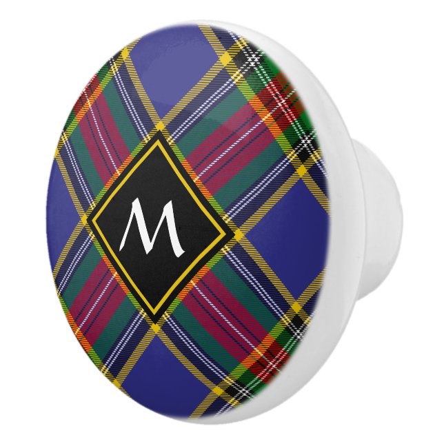 Clan MacBeth Tartan Keramik Knob Keramikknauf (Rechts)