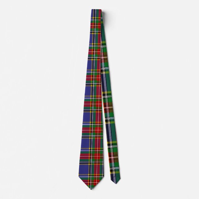 Clan MacBeth Tartan Krawatte (Vorderseite)