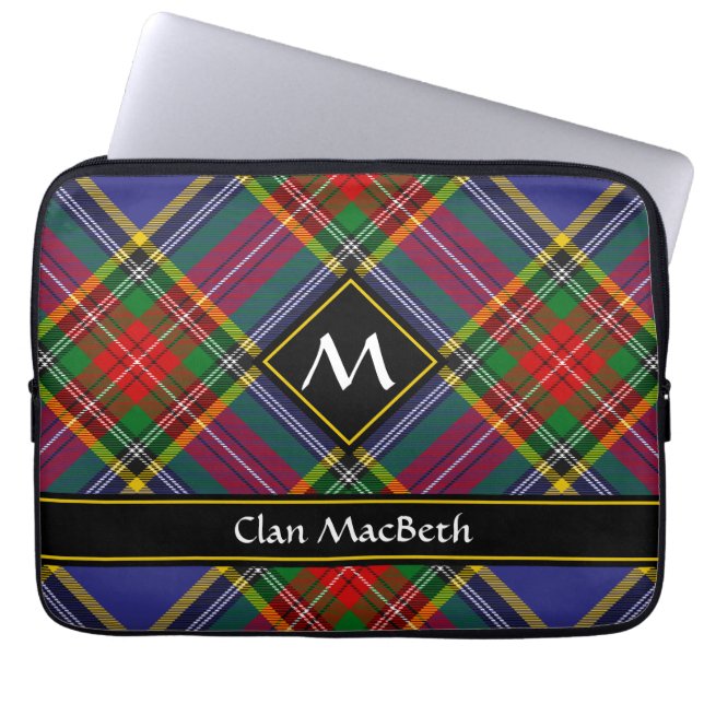 Clan MacBeth Tartan Laptop Sleeve (Vorderseite)