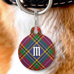 Clan MacBeth Tartan Pet ID Tag Haustiermarke