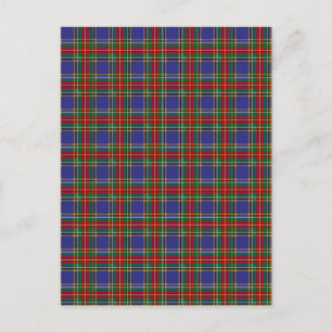 Clan MacBeth Tartan Postkarte
