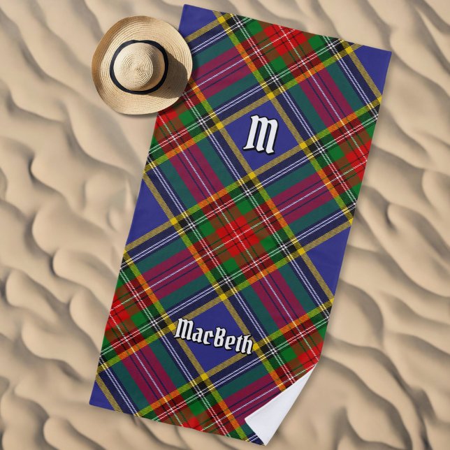 Clan MacBeth Tartan Strandtuch (Von Creator hochgeladen)