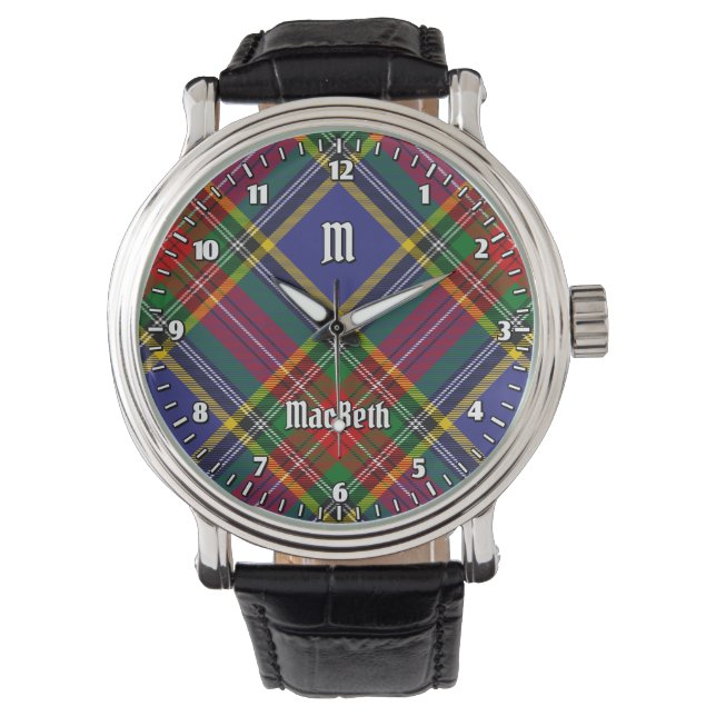 Clan MacBeth Tartan Watch Armbanduhr (Vorderseite)