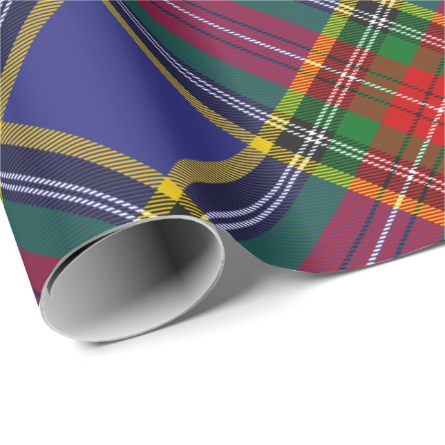 Clan MacBeth Tartan Wrapping Paper Geschenkpapier (Rolleneckpunkt)