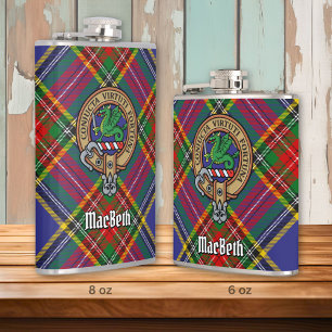 Clan MacBeth Wappen Flask Flachmann