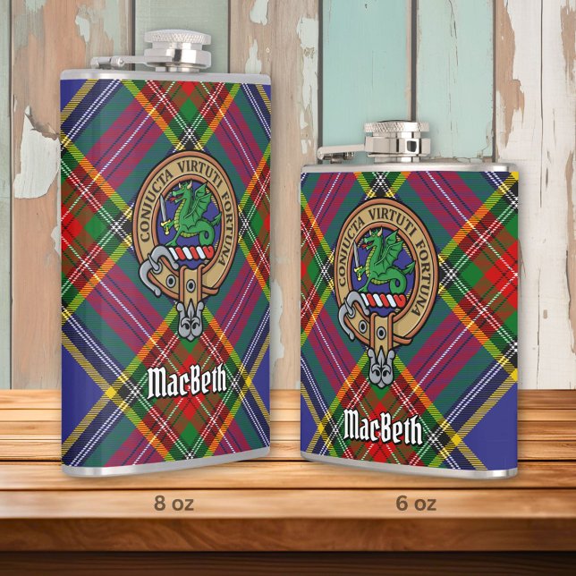 Clan MacBeth Wappen Flask Flachmann (Von Creator hochgeladen)