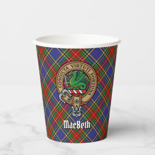 Clan MacBeth Wappen Paper Cups Pappbecher