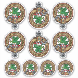 Clan MacBeth Wappen Sticker Set