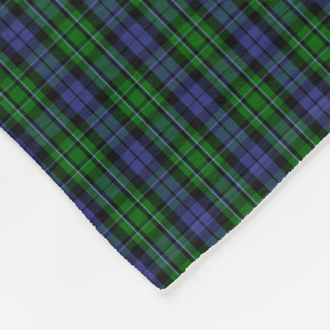 Clan MacCallum Tartan Fleecedecke (Ecke)