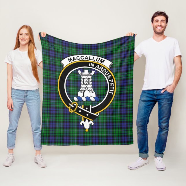 Clan MacCallum Tartan Kariert Fleecedecke (Beispiel)