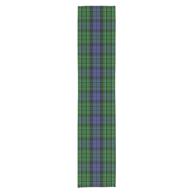 Clan MacCallum Tartan Kurzer Tischläufer (Vorderseite)