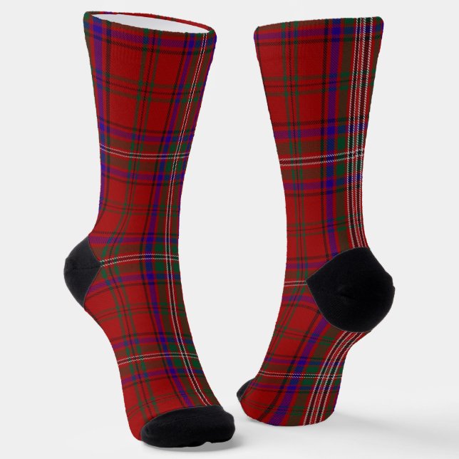 Clan MacClure Tartan Socken (Gewinkelt)