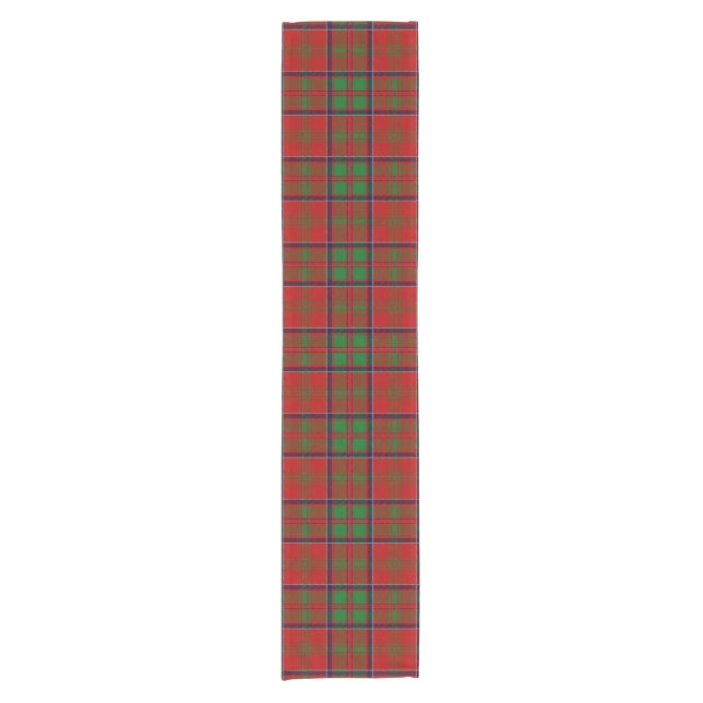 Clan MacDonald of Glencoe Tartan Kurzer Tischläufer (Vorderseite)