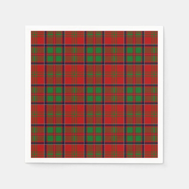 Clan MacDonald of Glencoe Tartan Serviette (Vorderseite)
