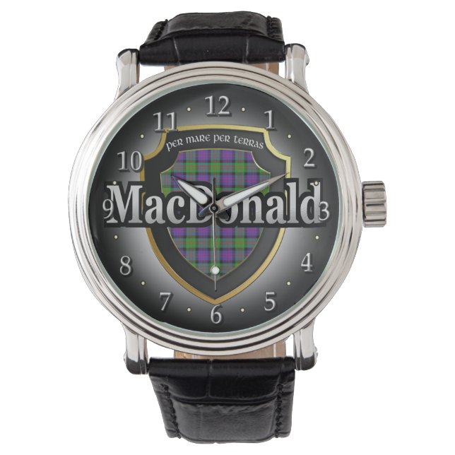 Clan MacDonald Scotland Celebration Watch Armbanduhr (Vorderseite)