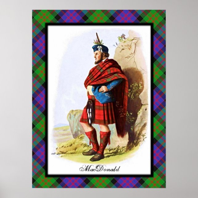 Clan MacDonald Scottish Dreams Poster (Vorne)
