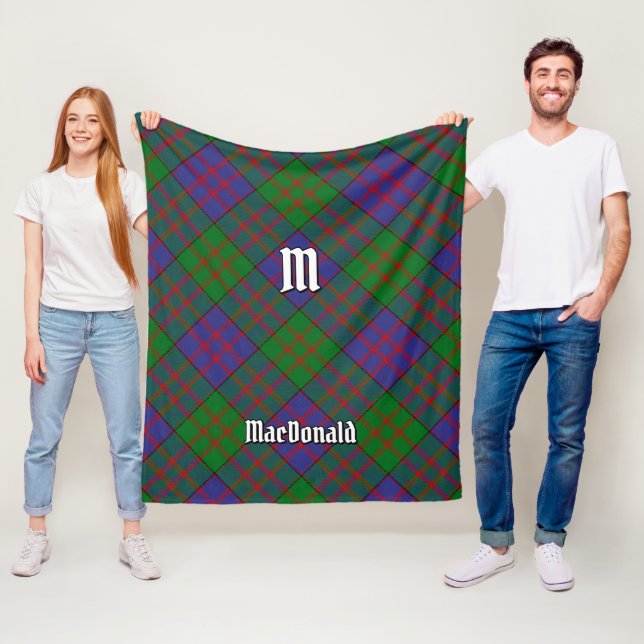 Clan MacDonald Tartan Fleece Blanket (Beispiel)