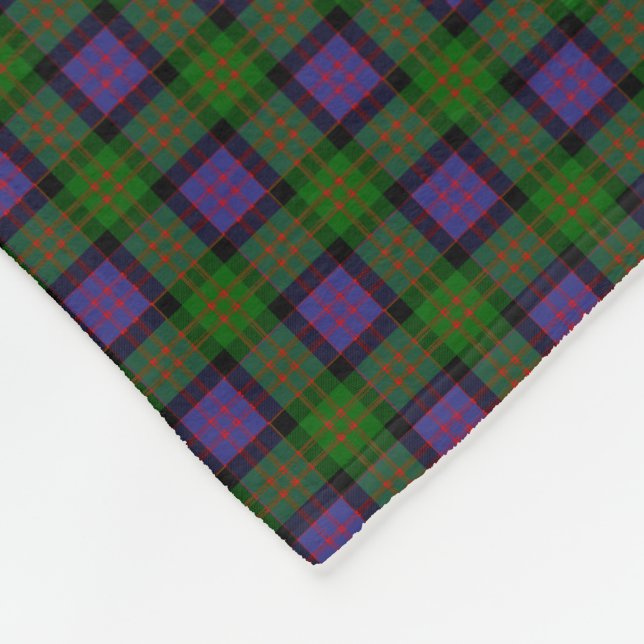 Clan MacDonald Tartan Fleecedecke (Ecke)