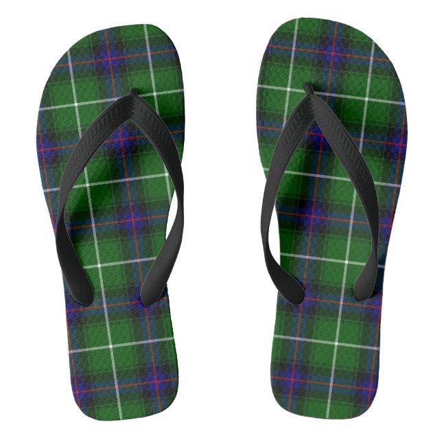 Clan MacDonald Tartan Flip Flops (Fußbett)
