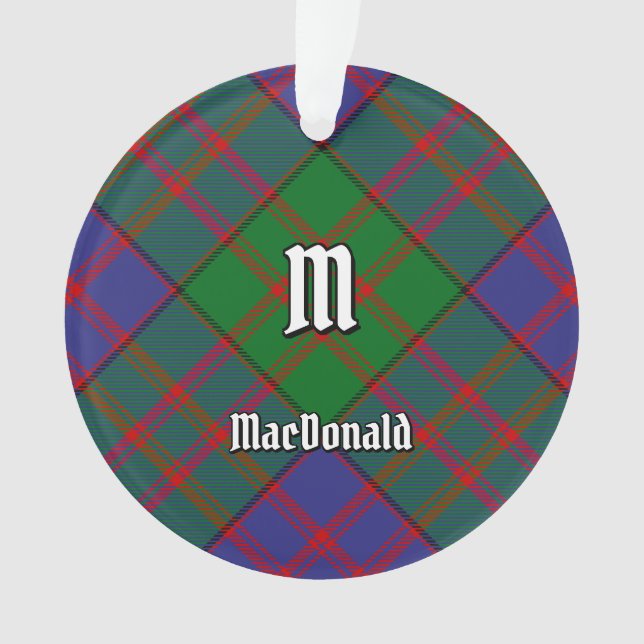 Clan MacDonald Tartan Ornament (Vorderseite)