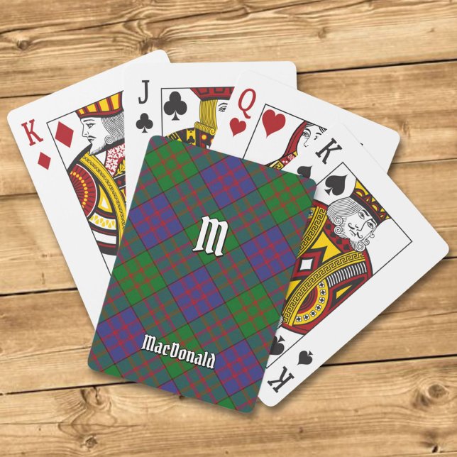 Clan MacDonald Tartan Spielkarten (Von Creator hochgeladen)