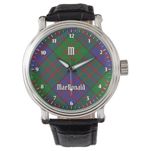 Clan MacDonald Tartan Watch Armbanduhr