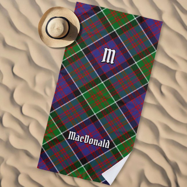 Clan MacDonald von Clanranald Tartan Beach Towel Strandtuch (Von Creator hochgeladen)