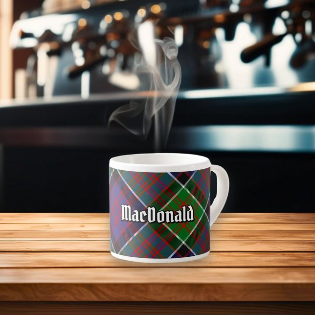 Clan MacDonald von Clanranald Tartan Espresso Cup Espressotasse (Von Creator hochgeladen)