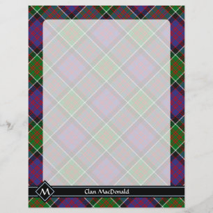 Clan MacDonald von Clanranald Tartan Flyer