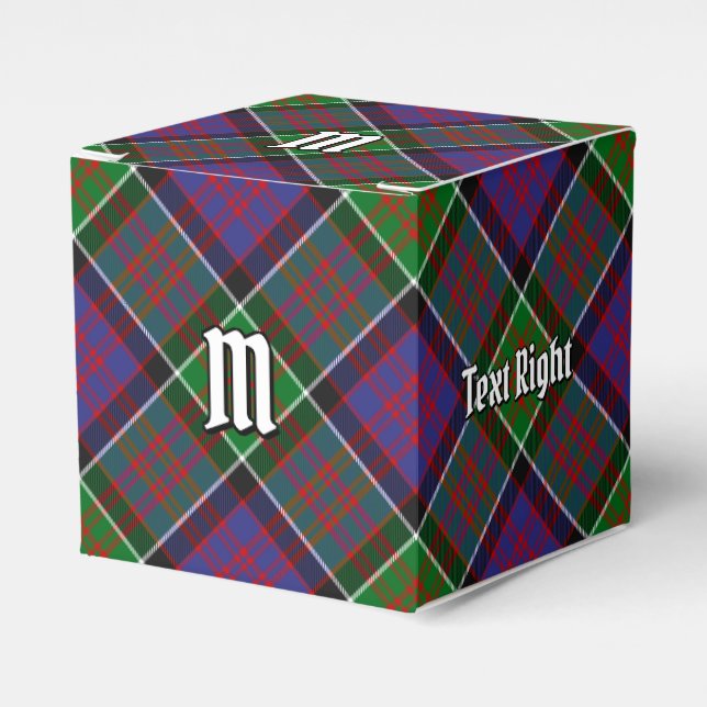 Clan MacDonald von Clanranald Tartan Gefälligkeits Geschenkschachtel (Vorderseite)