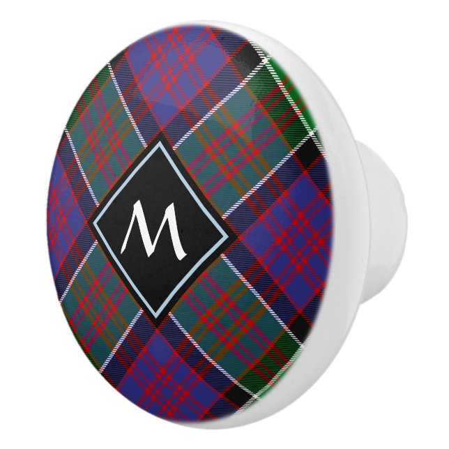Clan MacDonald von Clanranald Tartan Keramik Knob Keramikknauf (Rechts)