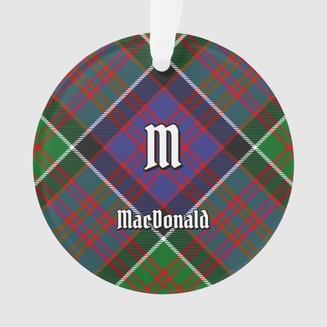 Clan MacDonald von Clanranald Tartan Ornament (Vorderseite)