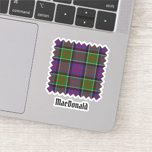 Clan MacDonald von Clanranald Tartan Sticker