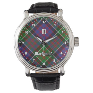 Clan MacDonald von Clanranald Tartan Watch Armbanduhr