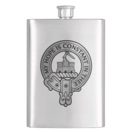 Clan MacDonald von Clanranald Wappen Flachmann