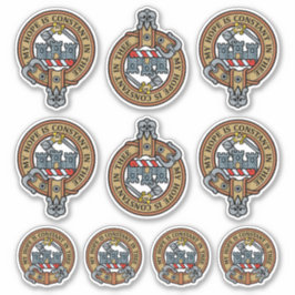 Clan MacDonald von Clanranald Wappen Sticker Set
