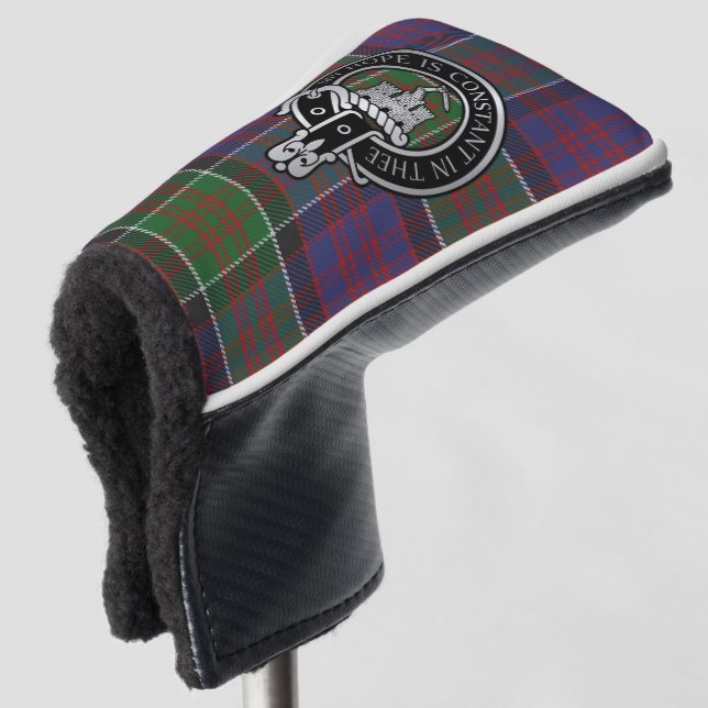Clan MacDonald von Clanranald Wappen & Tartan Golf Golf Headcover (3/4 Vorderseite)