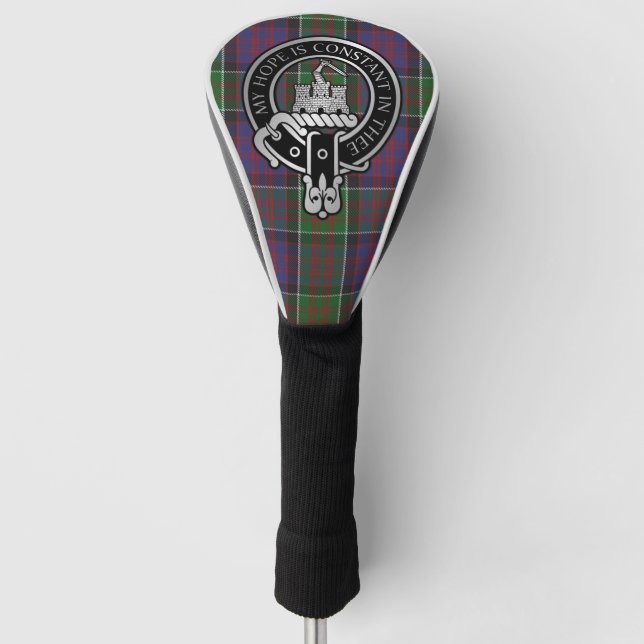 Clan MacDonald von Clanranald Wappen & Tartan Golf Golf Headcover (Vorderseite)