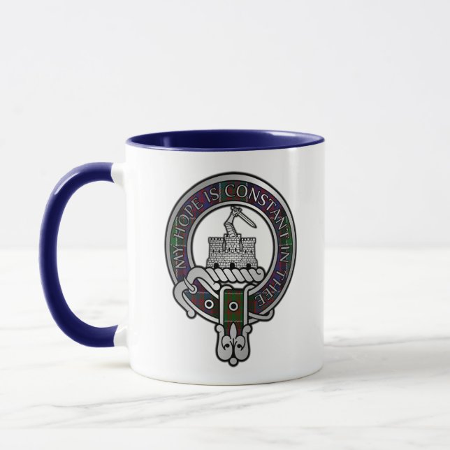 Clan MacDonald von Clanranald Wappen & Tartan Tasse (Links)