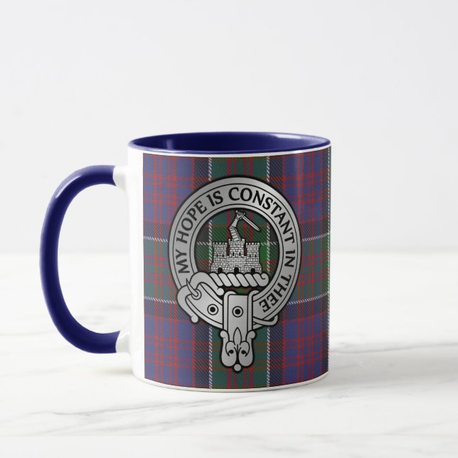 Clan MacDonald von Clanranald Wappen & Tartan Tasse (Links)