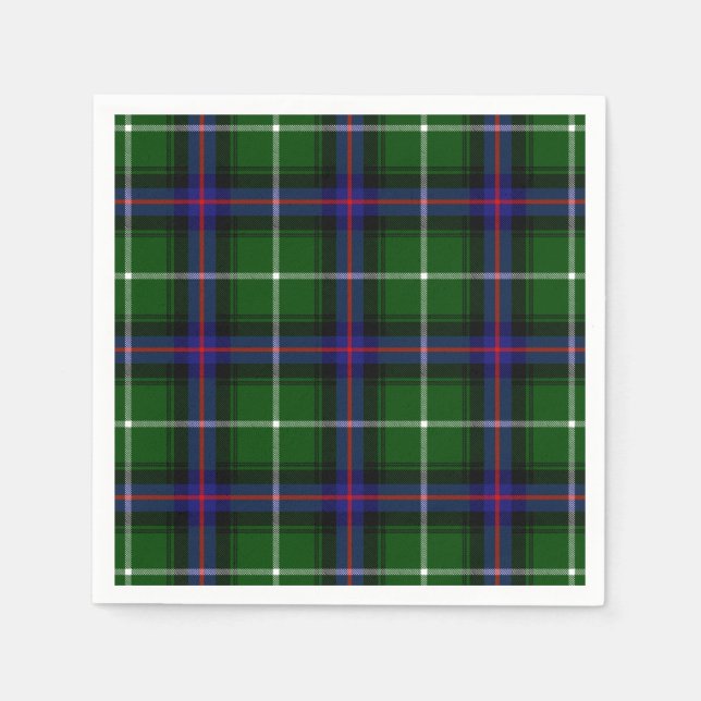 Clan MacDonald von der Isles Tartan Serviette (Vorderseite)