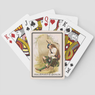 Clan MacDonald von Glencoe Classic Schottland Spielkarten