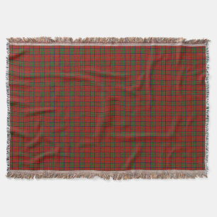 Clan MacDonald von Glencoe Tartan Decke